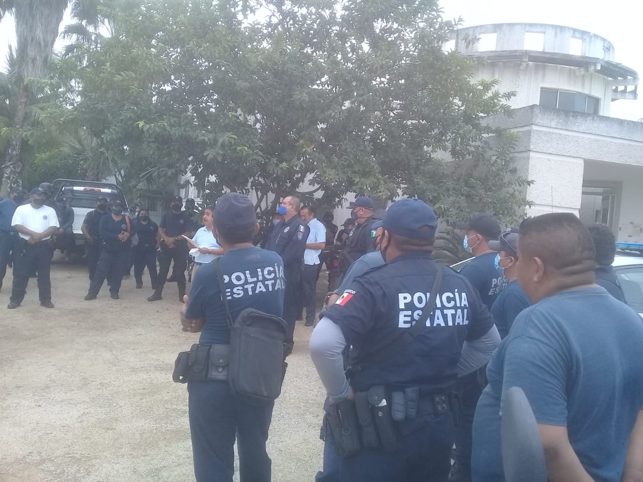 Policías exigen la renuncia del Director de la Policía Municipal Abraham Oliva Mora