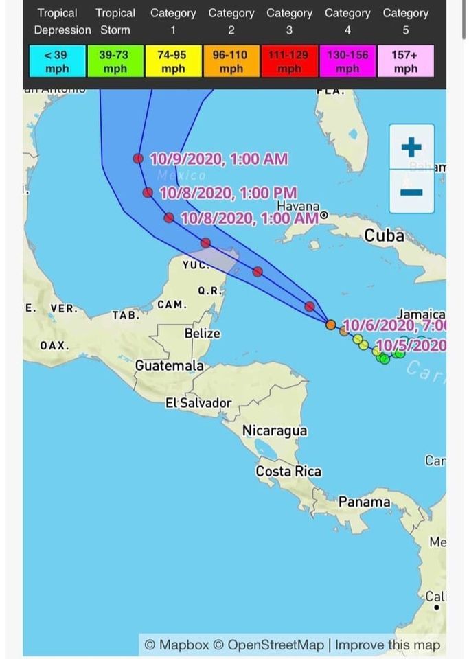Alerta Roja para Tulum, Solidaridad, Cozumel, Puerto Morelos, Benito Juárez, Isla Mujeres y Lázaro Cárdenas