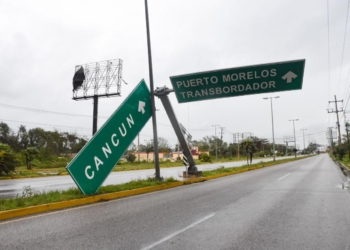 Se reporta saldo blanco en Puerto Morelos luego del paso del huracán “Delta”