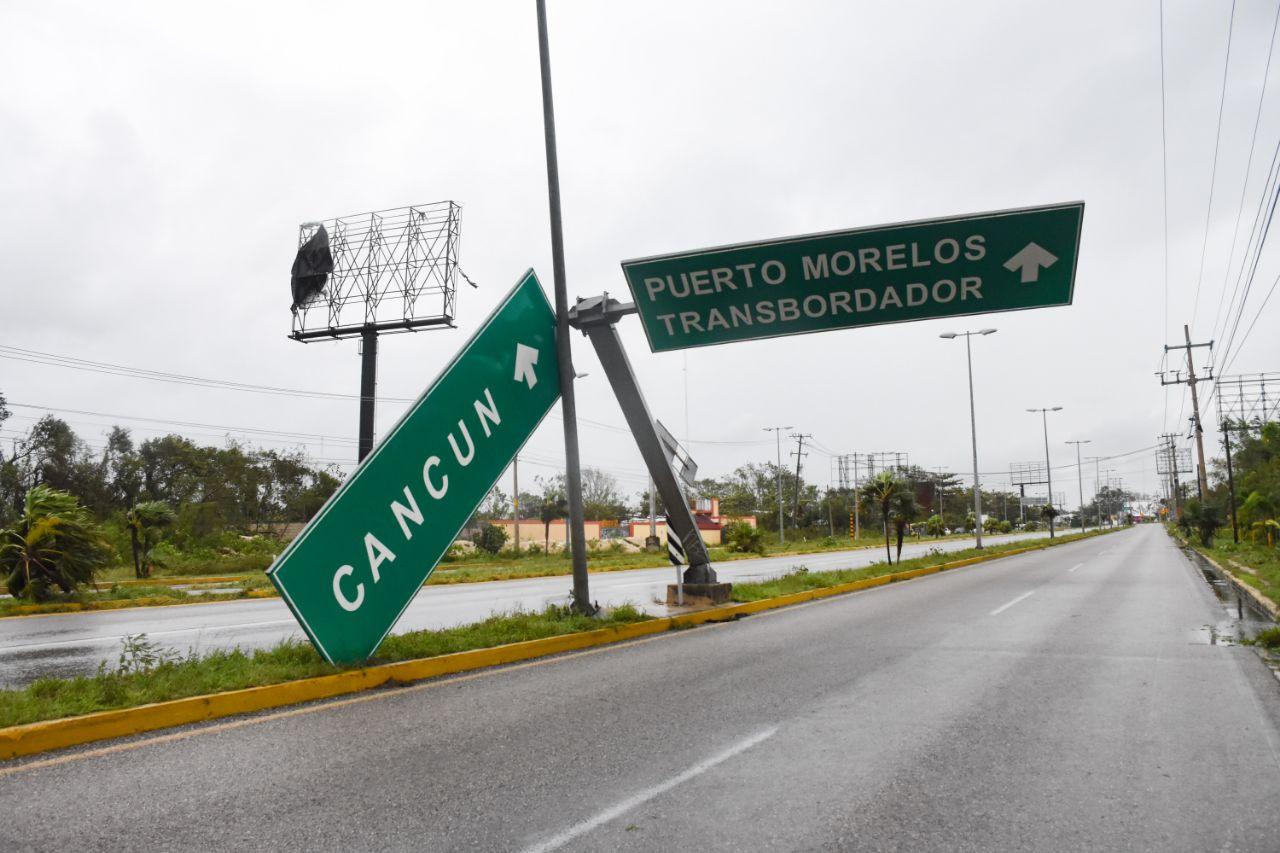 Se reporta saldo blanco en Puerto Morelos luego del paso del huracán “Delta”