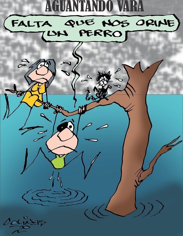 COLINAS: Aguantando vara