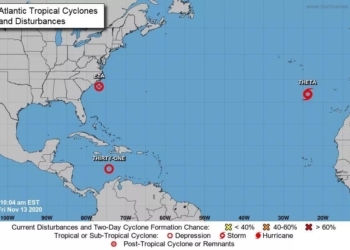 Se ha formado la depresión tropical «Treinta y uno» del océano Atlántico