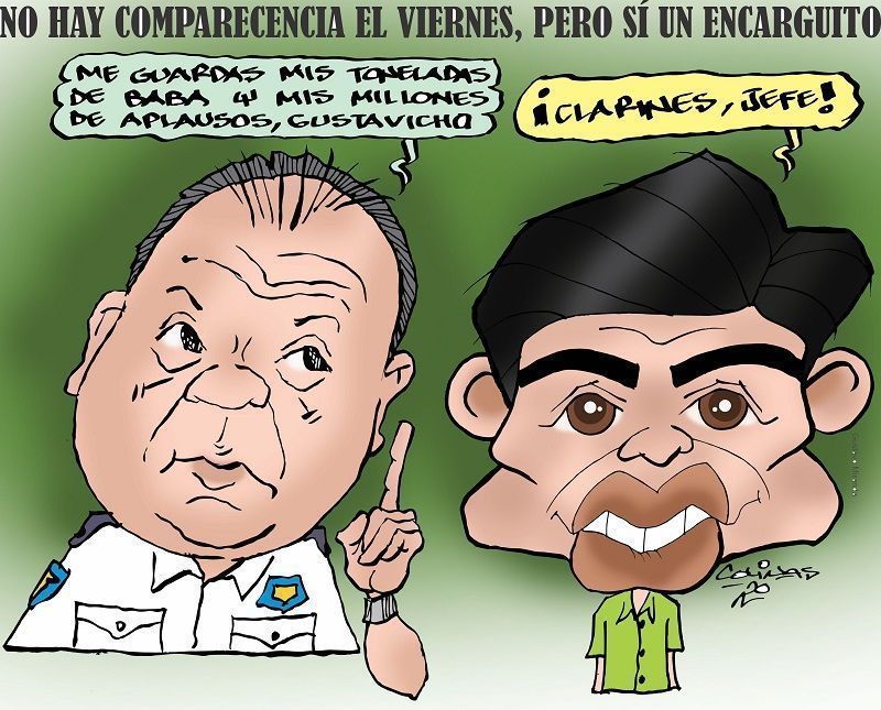 COLINAS: No hay comparecencia el viernes, pero si un encarguito