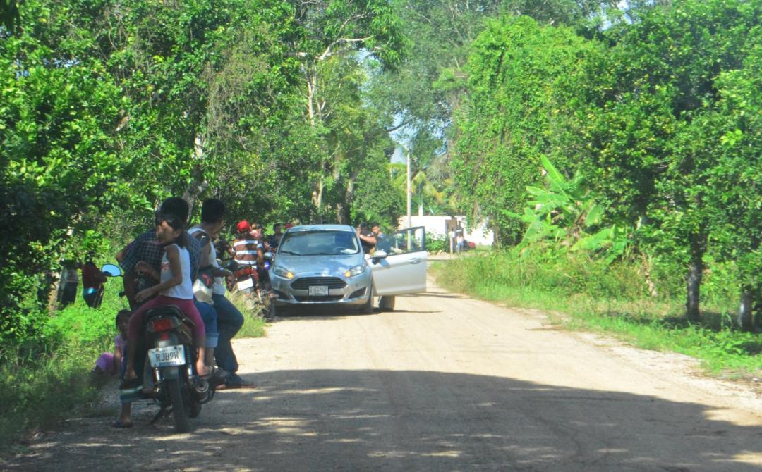 Mujer de aproximadamente 41 años escapa por la puerta falsa