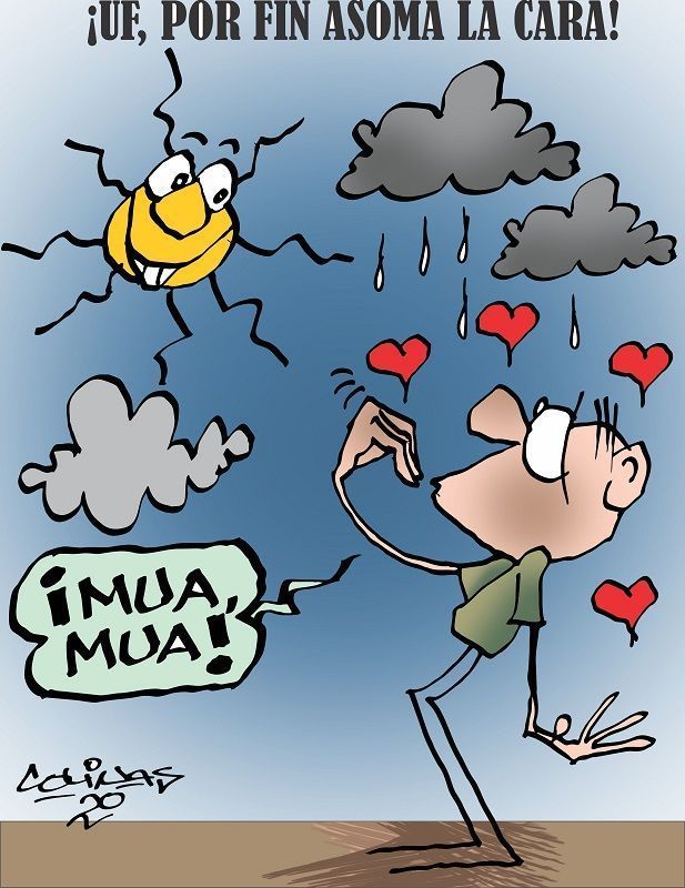 COLINAS: ¡Uf, por fin asoma la cara!