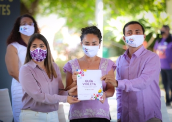 Presentó Gobierno de Laura Beristain Guía Violeta