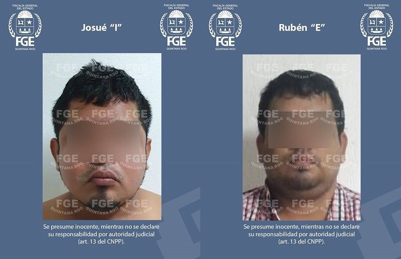 Presenta FGE a dos sujetos probablemente relacionados en el feminicidio de J.G.S.G.