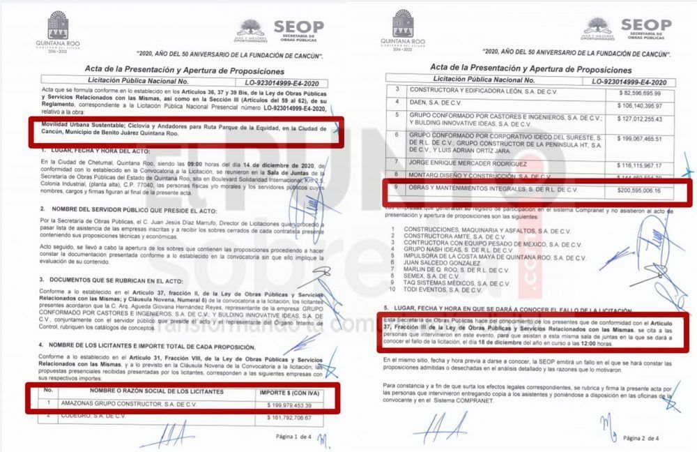 En puerta nueva adjudicación millonaria en la SEOP; destapan a posibles “ganadores”