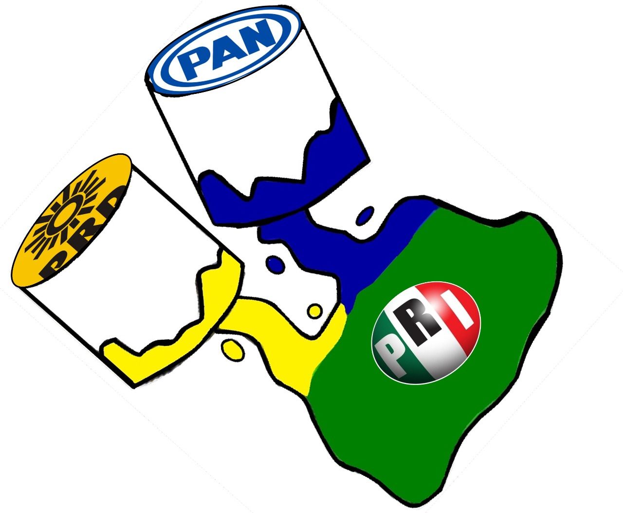 Solo en México sí se pueden mezclar: ¡Agua, aceite y ácido!
