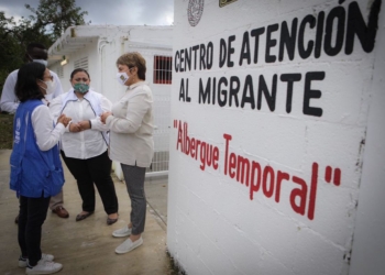 Garantiza gobierno de Laura Beristain atención al migrante con albergue temporal