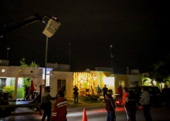 Campaña Iluminando Solidaridad llega al fraccionamiento Palmas 2