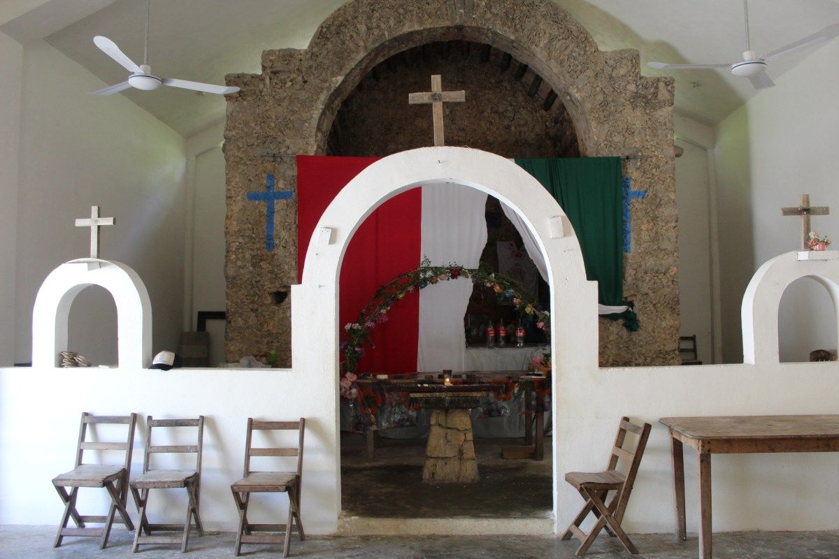 Centro ceremonial de la Cruz Parlante es el sitio donde el combatiente rebelde José María Barrera ideó reagrupar a los mayas