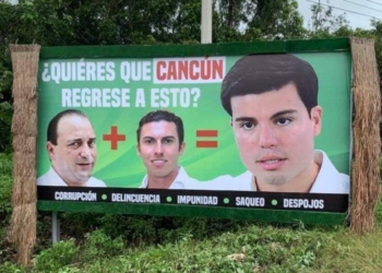 Espectaculares contra el “verde” Miranda García; comienza disputa por Benito Juárez