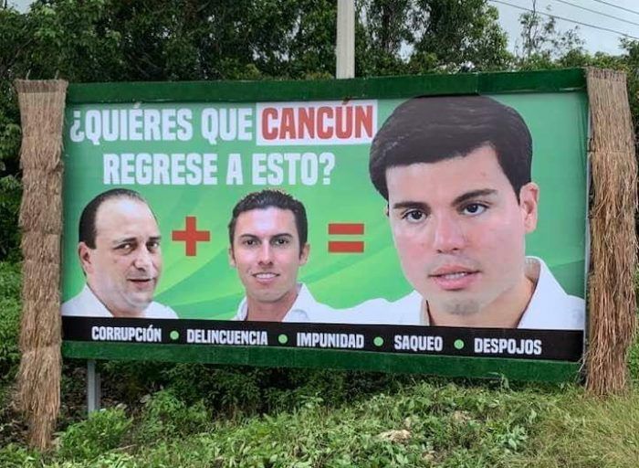 Espectaculares contra el “verde” Miranda García; comienza disputa por Benito Juárez