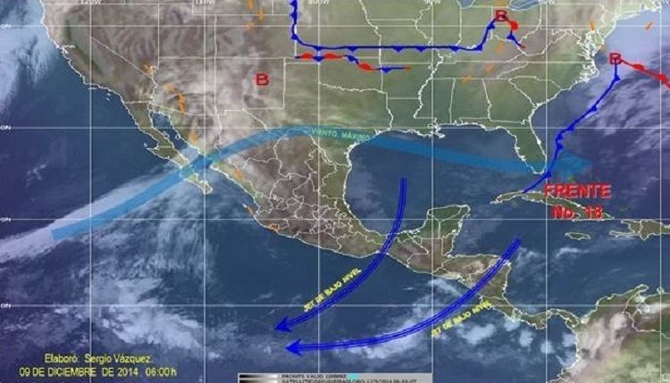 Felipe Carrillo Puerto registró la temperatura más baja por el frente frío número 18