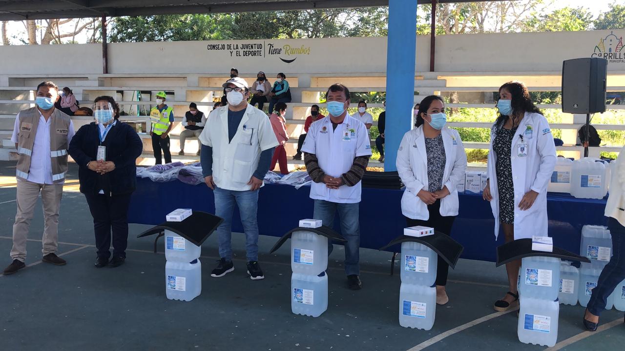 Fundación Siiniko’ob entregó al DIF de FCP una dotación de insumos para prevenir el contagio de coronavirus