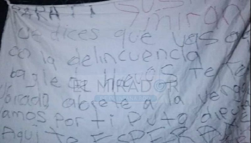 Supuesto grupo criminal vierte amenaza contra diputado Gustavo Miranda García