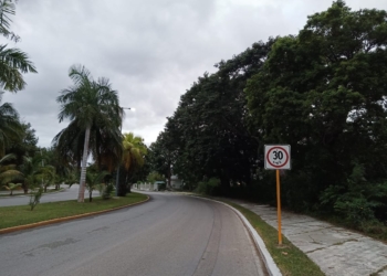 Por el programa “Yo protejo al deportista”, tránsito regula la velocidad en el bulevar bahía a 30 km/h