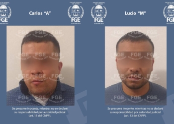 Policías de Investigación de la FGE QROO capturaron a Lucio “M” y a Carlos “A” imputados por el delito de feminicidio