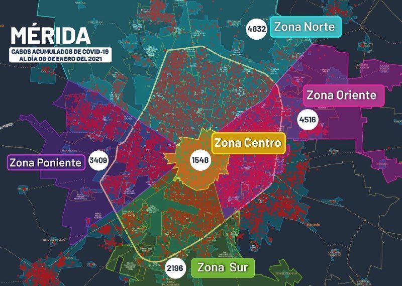 Empieza a cobrar factura en Yucatán alta movilidad por festejos decembrinos; se registra un incremento de contagios
