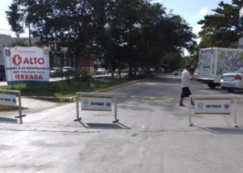 Aplican medidas restrictivas de movilidad en Tulum por incremento de casos COVID-19; cierran calles