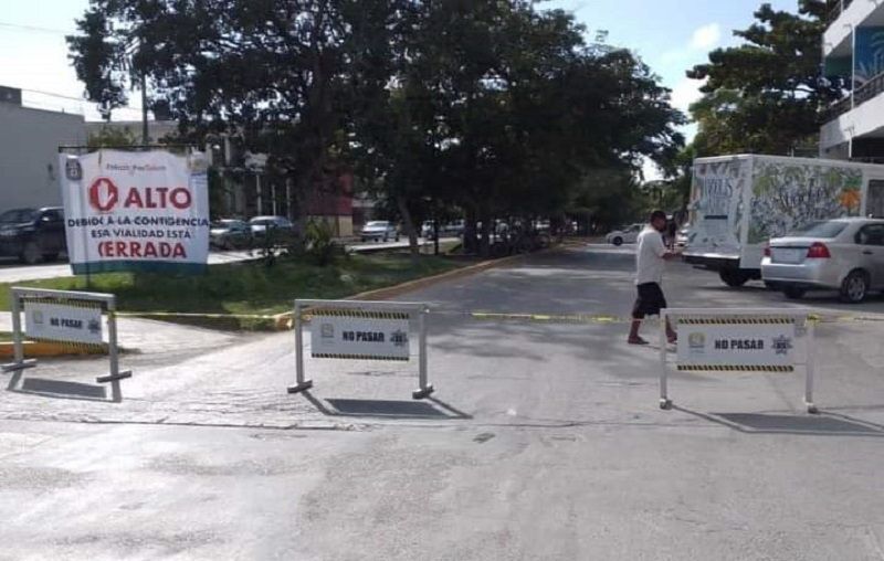 Aplican medidas restrictivas de movilidad en Tulum por incremento de casos COVID-19; cierran calles