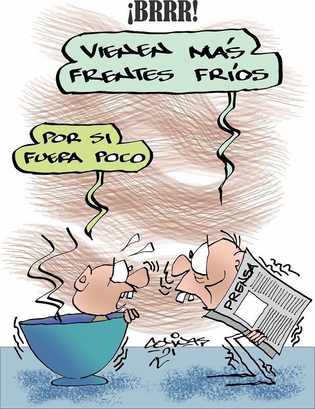 COLINAS: ¡Brrr! vienen más frentes fríos