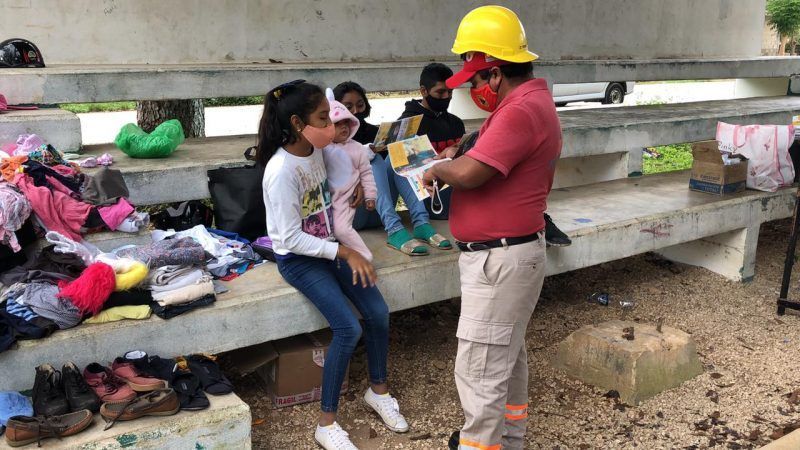 Protección Civil Municipal retoma programa de concienciación entre la población por Covid-19