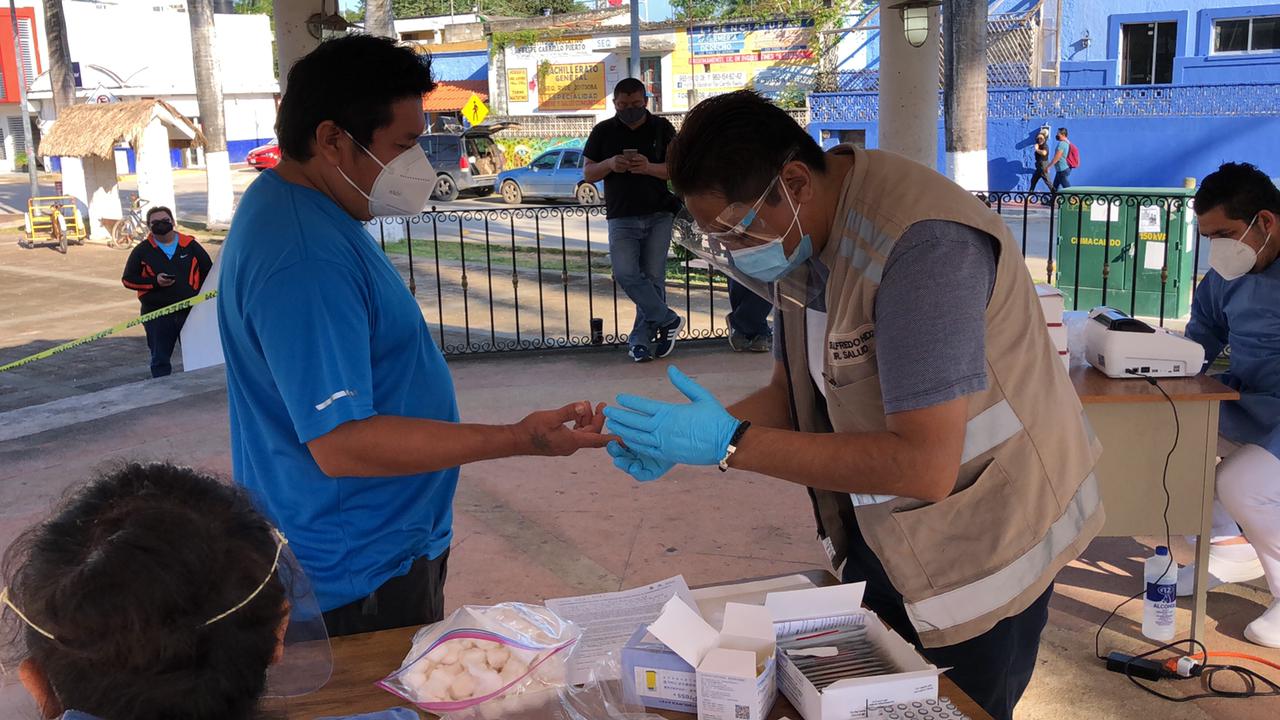 En marcha pruebas rápidas Covid-19, en la zona maya
