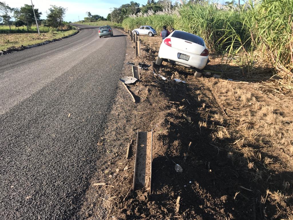 Se llevó un susto conductor de un vehículo