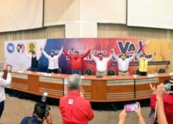 Concretan el PRI, PAN y PRD coalición «Va por Campeche»