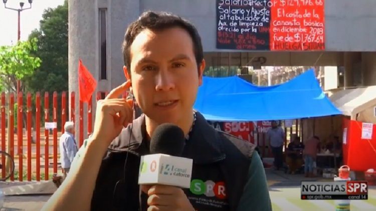Cobra 32 mil pesos al mes en el gobierno, reportero de las mañaneras investigado por el INE