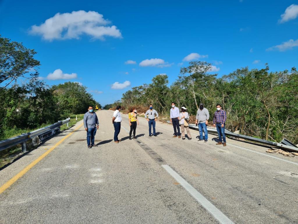 Visita de autoridades locales y federales al lugar en donde tentativamente se instalará la estación del Tren Maya que corresponderá a Valladolid