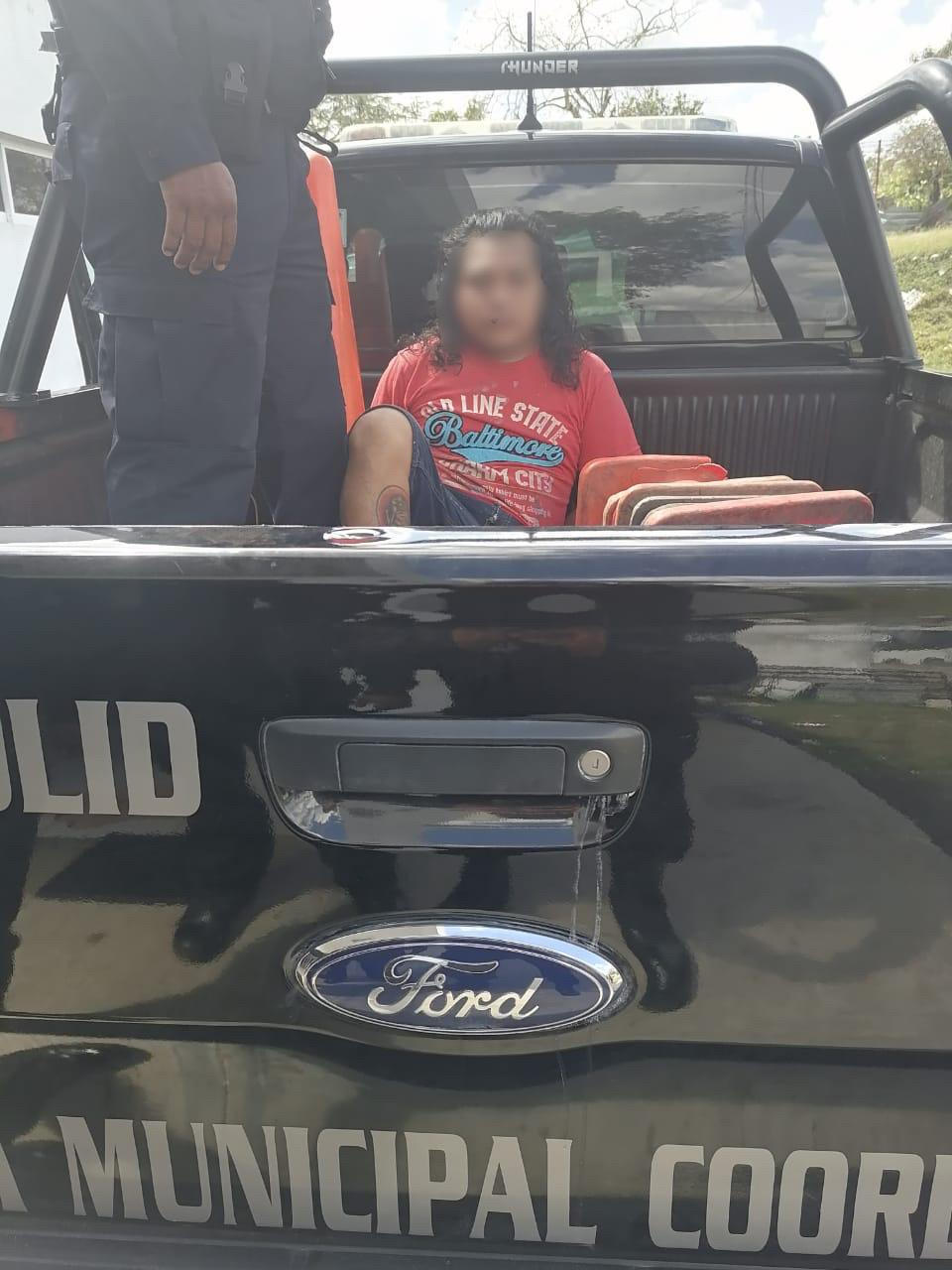 Detenido por infringir el reglamento y responder con palabras altisonantes