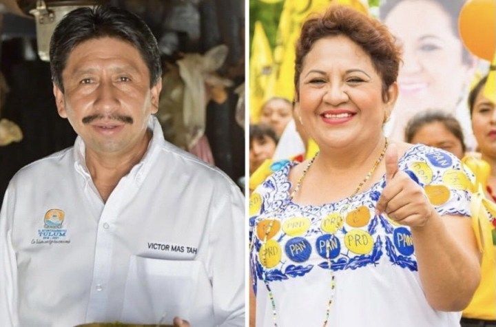 Víctor Mas y Sofía Alcocer; los postulan como candidatos a Presidente Municipal en Tulum y José María Morelos