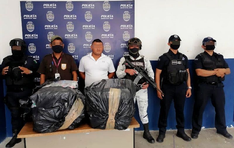 Detienen a fayuquero en Chetumal