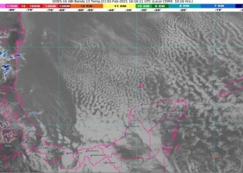 Frente frío número 33 dejó temperaturas de hasta 12 grados en Quintana Roo