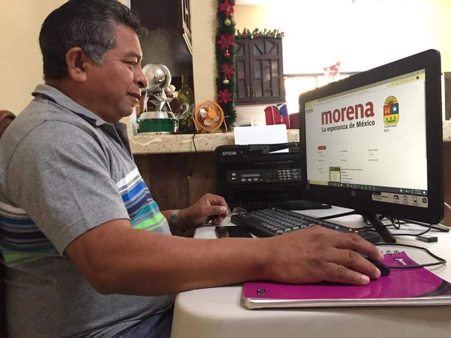 Se inscribe Luis Mis Balam como aspirante a Presidente Municipal de Felipe Carrillo Puerto por MORENA