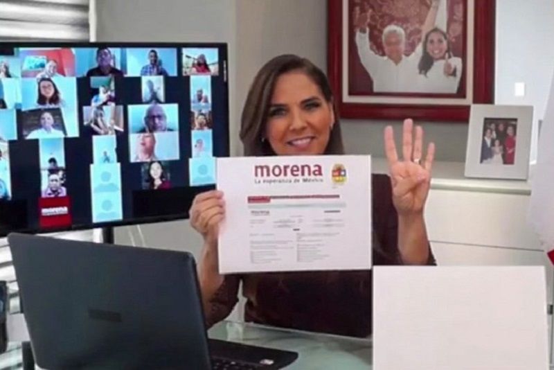 Mara Lezama levanta mano; buscará la reelección con MORENA en Benito Juárez
