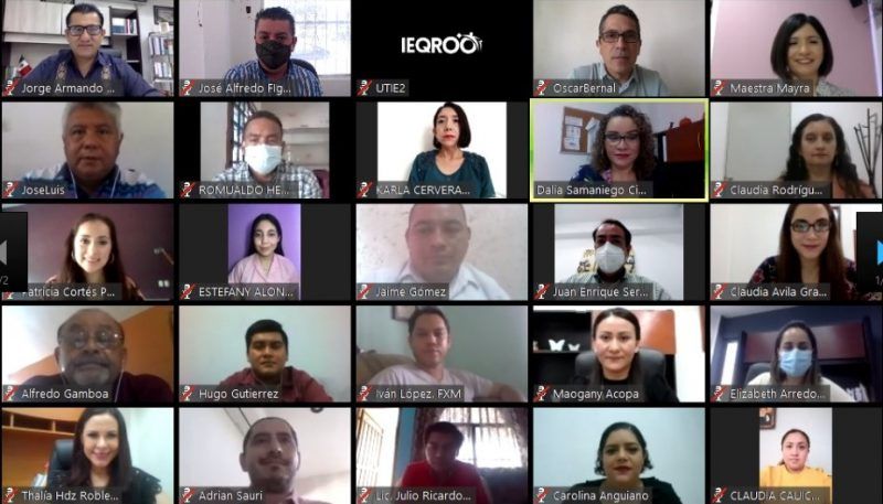 IEQROO y junta local del INE, realizan conversatorio virtual