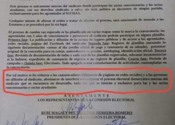 Pide el Comité de Elecciones del SUCHAA a medios de comunicación a no entrometerse en su contienda