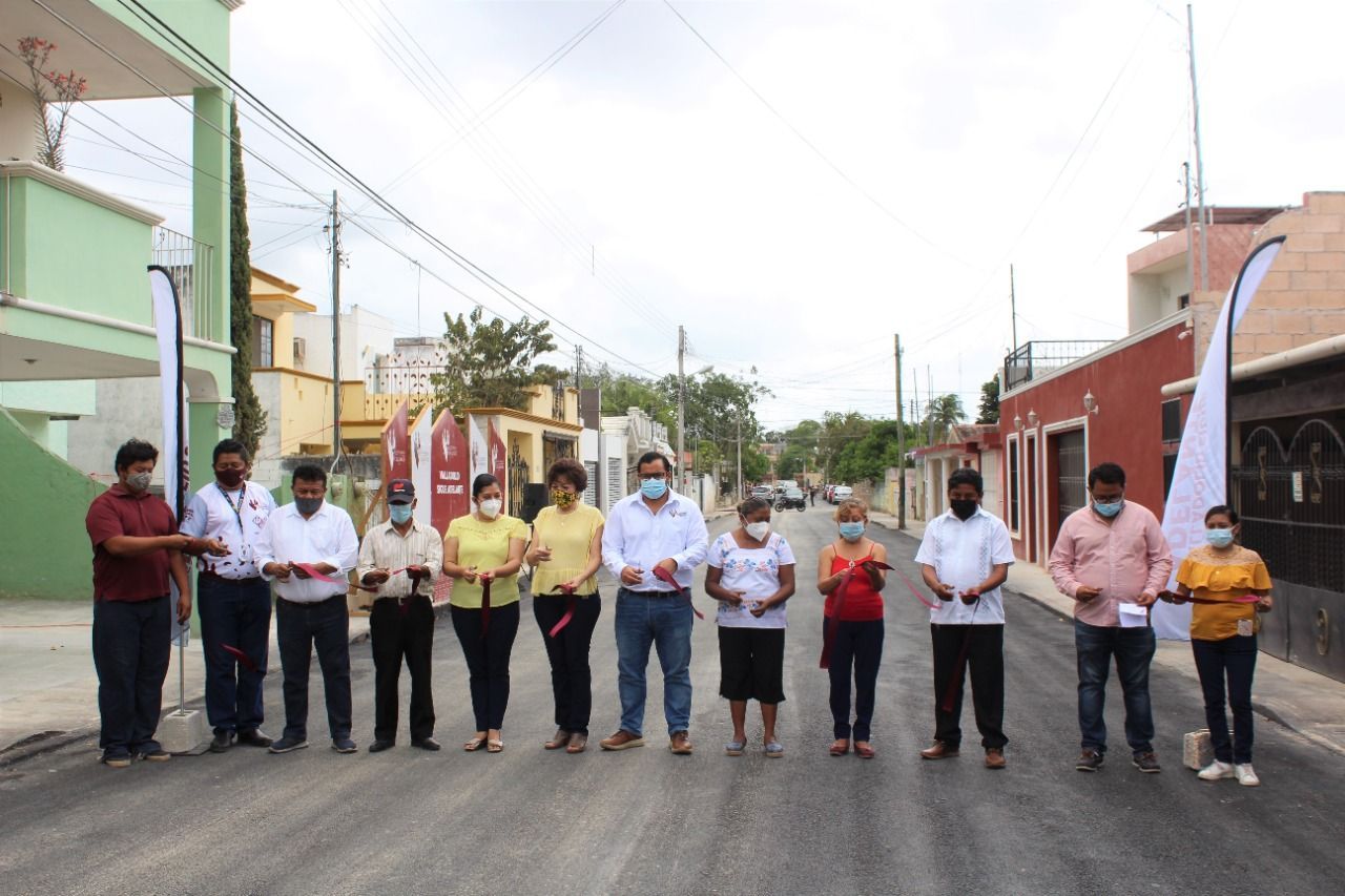 Más tramos de calle del municipio en mejores condiciones, ahora en Santa Lucía