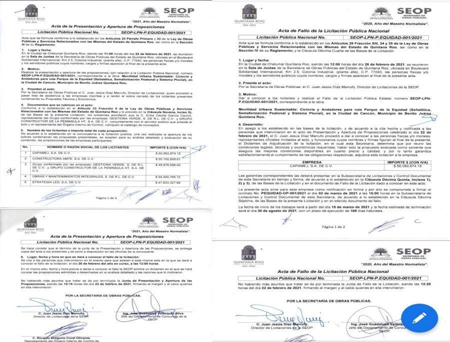 Gobierno del “cambio” de Carlos Joaquín favoritista en contratación a empresas foráneas; SEOP “apapacha” a fuereños