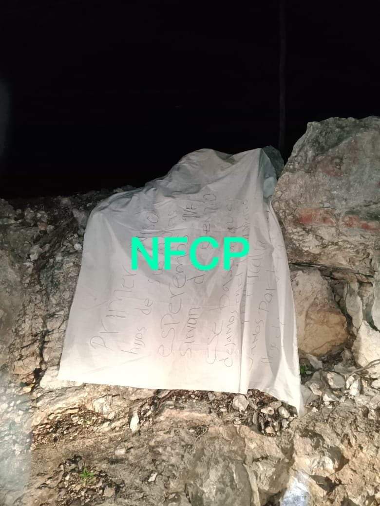 Narcomanta en FCP; CJNG a la caza de chapulines