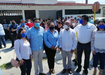 Juan Ortíz Cardín, oficialmente inscrito como candidato de la alianza “Va por Quintana Roo, a Presidente Municipal de Othón P. Blanco