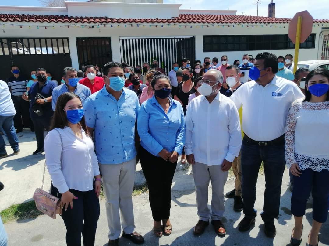 Juan Ortíz Cardín, oficialmente inscrito como candidato de la alianza “Va por Quintana Roo, a Presidente Municipal de Othón P. Blanco