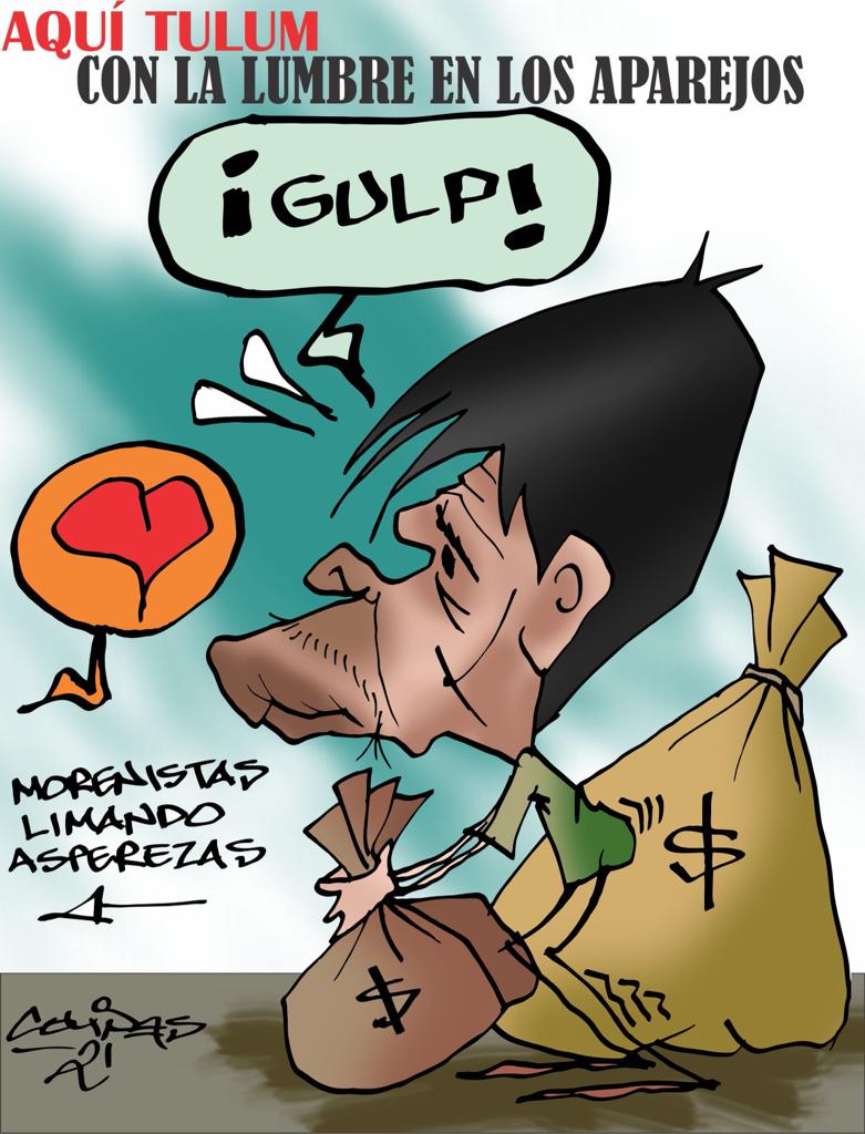 COLINAS: aquí en Tulum con la lumbre de los aparejos