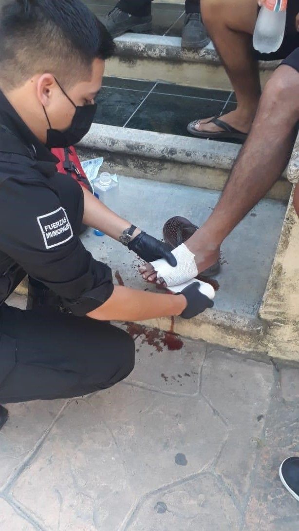 Al Hospital tras ser impactado por una camioneta