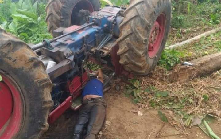 Murió aplastado por un tractor en La Unión