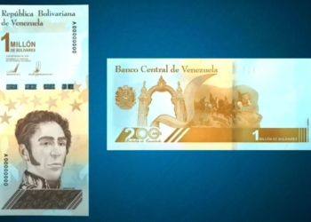 Venezuela lanza billetote; hay uno de 1 millón de bolívares